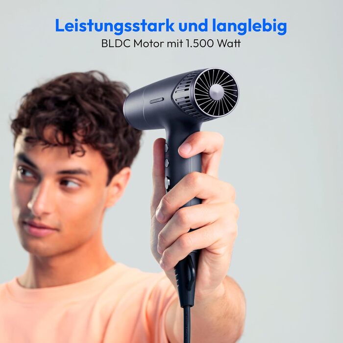 MEDION Haarföhn з іонізацією та дифузором HD2: потужний, тихий, з іонізацією, 1500 Вт, чорний
