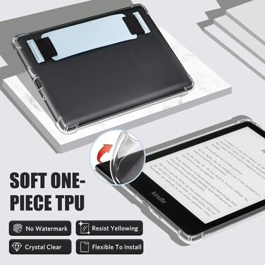 Чохол CoBak для 6-дюймового ebook Reader (2024/2022) - небесно-блакитний, захист від подряпин, моделі RS23CV/C2V2L3