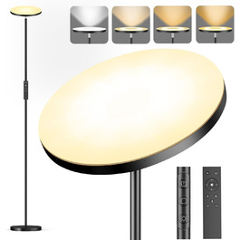 Стельова LED-лампа LUCKEA 36W з регулюванням яскравості, дистанційним керуванням та сенсорним вимикачем для вітальні, спальні, офісу