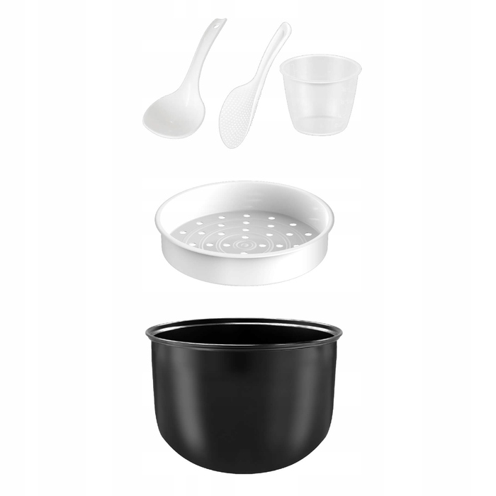 Мультиварка TurboTronic TT-DMC18 BLACK, 860 Вт, 5 л, 18 програм