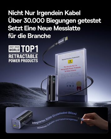 Powerbank Baseus EnerGeek для ноутбука: 100W, 10000mAh, 2x USB-C PD 3.0, Digitaldisplay, сумісний з MacBook, Dell, HP, SteamDeck, iPhone, Samsung