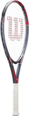 Тенісний ракетка Wilson Tour Slam для дорослих. Розмір ручки 3 - 4 3/8' зелено/чорна (Grip Size 3 - 4 3/8', червона / сіра)