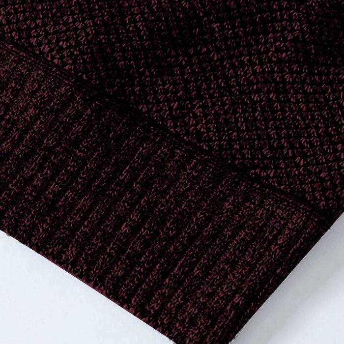 Кардиган чоловічий з кишенями, чоловіча в'язана куртка на блискавці, світшот без капюшона, куртка-світшот однотонна флісова, теплий кардиган на осінь (XXL, бордовий)