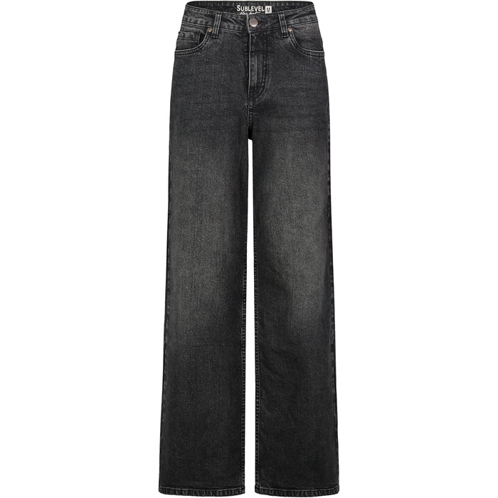 Жіночі джинси Sublevel Skinny Slim Fit Stretch Röhre (Чорні, Розмір S, Зі звуженою штаниною)