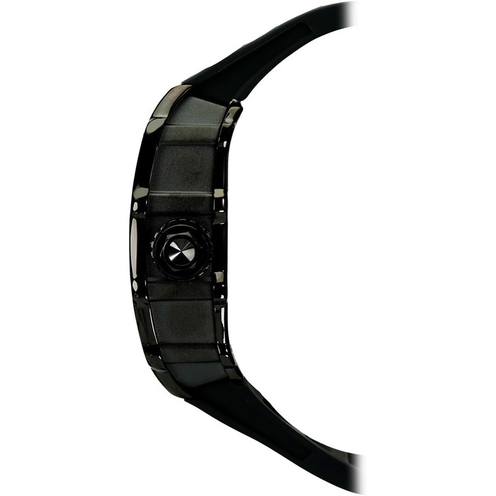 TIME100 Автоматичний годинник для чоловіків: водонепроникний, з підсвічуванням, серія Pilot, Angel Wing, бізнес-стиль, механічний годинник з шкіряним/силіконовим ремінцем, скелетний дизайн (чорний)