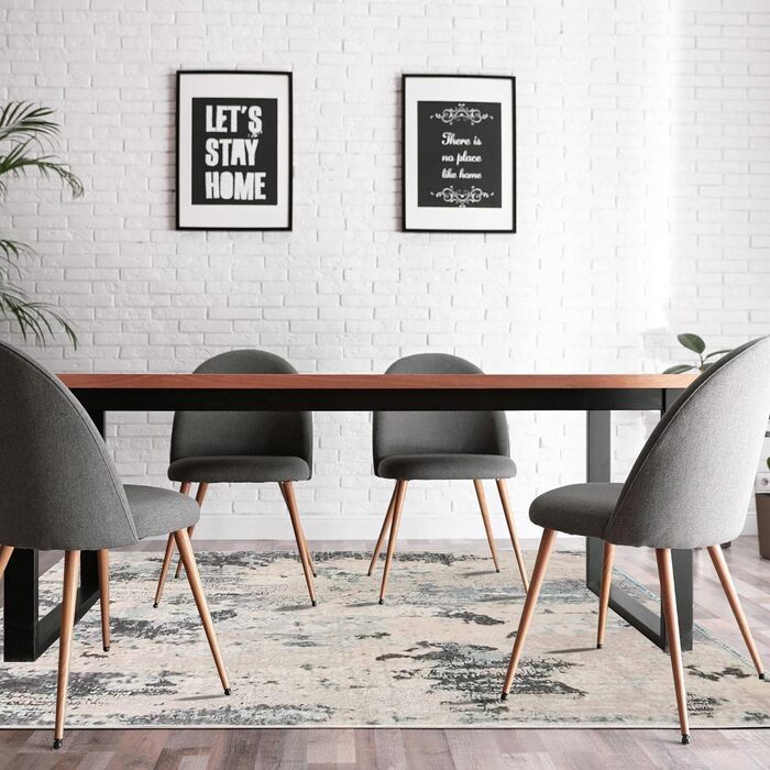 Килимок з коротким ворсом для вітальні: абстрактний дизайн, великий, м'який, неслизький, сірий, декор для вітальні, спальні, їдальні (120x160 см, 200x300 см, прямокутний, бежевий/багатобарвний)