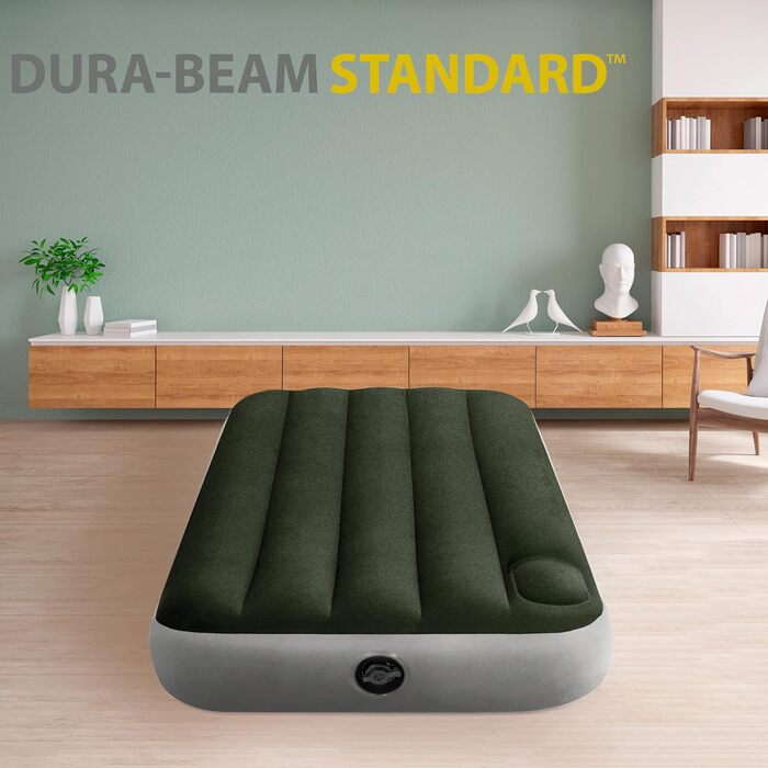 JR. TWIN DURA-BEAM DOWNY AIRBED WITH FOOT BIP - Надувний матрац для дітей з підставкою для ніг