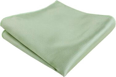 Набір краватка-метелик, запонки та хустинка Alizeal для чоловіків (054-Salbeigrün)