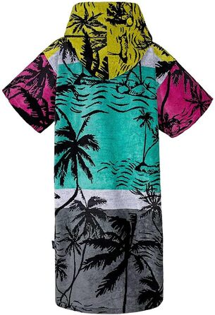 ATLANTIC SHORE | Surf Poncho | Hooded Bathrobe made of 100% Cotton | Unisex | Special Editions for Adults