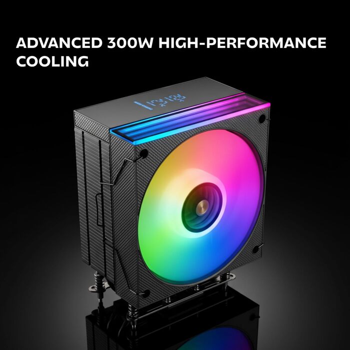 Система водяного охолодження Mars Gaming ML-LCD360 з LCD-дисплеєм, 600W, 3x 120mm ARGB вентилятори, для ПК, чорна