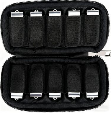 Органайзер для USB-накопичувачів TATMOHIK: синій кейс на 10 USB-флешок, USB-накопичувачів, флеш-карт