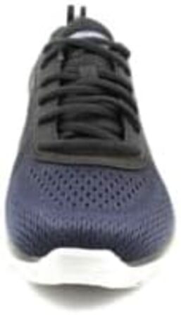 Чоловічі кросівки Skechers Track Ripkent - Navy Mesh Black Trim (40 EU, Широкий)