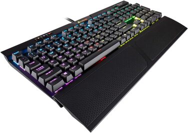 Ігрова механічна клавіатура Corsair K70 MAX RGB з клавішами MX Brown, PBT Double-Shot, QWERTY NA, RGB LED, сталевий колір