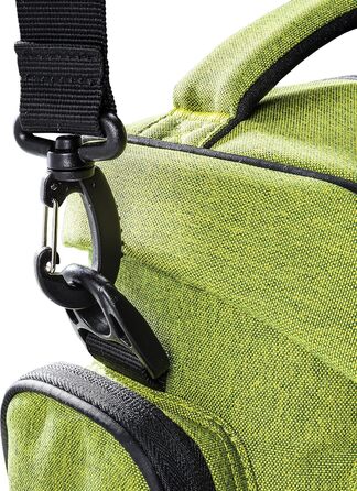 Сумка для камери Mantona Premium - для камер DSR & DSM з об'єктивом (з захистом від пилу, регульованим внутрішнім відділенням, м'яким ременем) (середня, зелена)