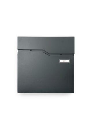 Поштова скринька KTC Home Premium Postlux 4.0 Anthrazit з табличкою для імені - стійка до УФ-випромінювання та погодних умов, порошкове покриття