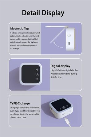 Стерилізатор зубних щіток Winnes з УФ-світлом, швидке сушіння, захист здоров'я порожнини рота для всієї родини