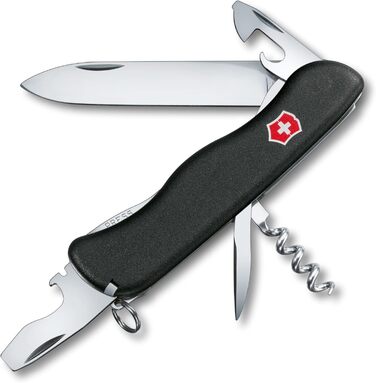 Швейцарський ніж Victorinox Picknicker: мультитул з 11 функціями (червоно-чорний)
