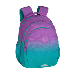 Багатофункціональний шкільний рюкзак CoolPack, фіолетово-зелений, 21 л