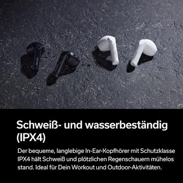 Бездротові навушники Denon AH-C500W - білі, Bluetooth, з мікрофоном, водостійкі