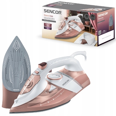Парова праска Sencor SSI 8300RS, 350 мл, 3200 Вт