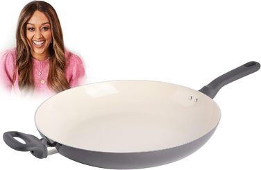 Набір кухонного посуду Spice by Tia Mowry (10 предметів) з керамічним покриттям, антипригарний, сірий (87070.10R)