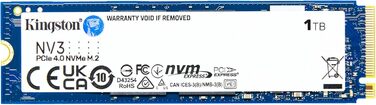 SSD Kingston NV3 1TB M.2 2280 PCIe 4.0 - Швидкий внутрішній накопичувач