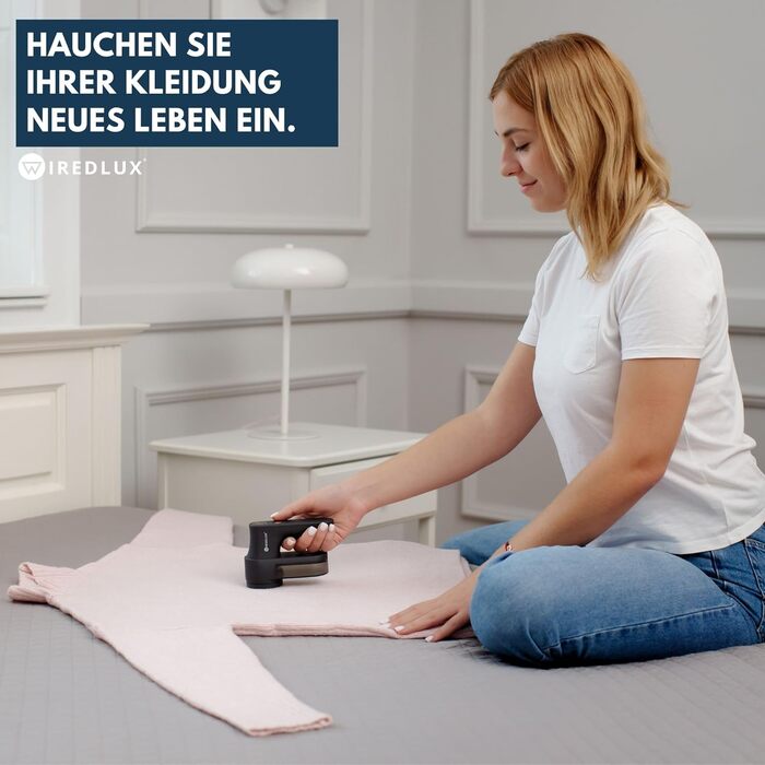 Електричний видальник ворсу та котушок для одягу – 3 швидкості, LED-дисплей, USB-зарядка, портативний видальник ворсу з подвійним захистом, Charcoal