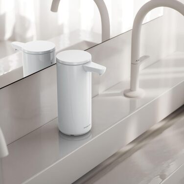 Simplehuman Rechargeable Automatic Soap Dispenser - Stainless Steel, Variable Dosage, Drip-Free, IP67 Waterproof, ST1082