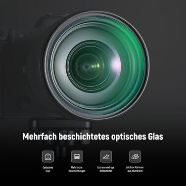 NEEWER Фільтр дифузії 58mm, 2 шт. для фото- та відеозйомки, створення кіноефекту, з кейсом та серветкою