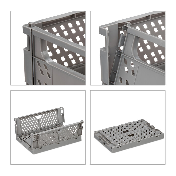 Set of 2 Collapsible Storage Boxes