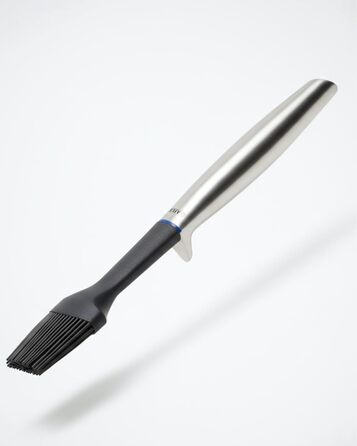 Кулінарний пензлик Johann Lafer Turbo з нержавіючої сталі | Ергономічна ручка та сплющені дротики для кращої циркуляції повітря | Точність, швидкість та насолода