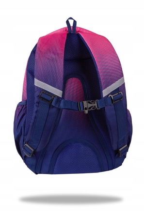Багатовідсіковий шкільний рюкзак CoolPack, синій/рожевий, 21 л