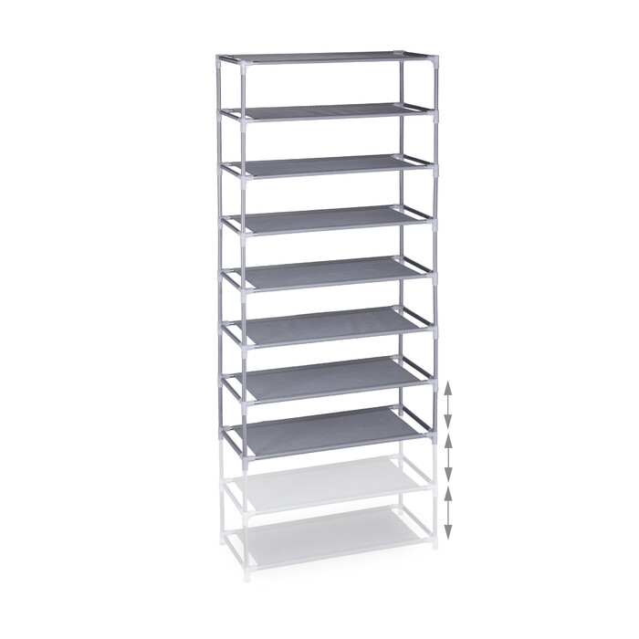 Розеткова система Relaxdays Shoe Rack 10 рівнів
