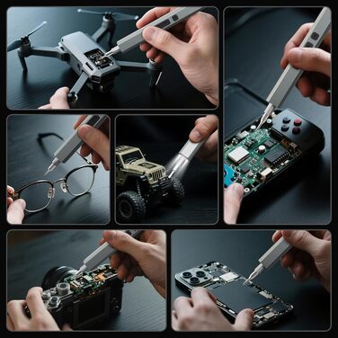 Міні-шуруповерт STREBITO, 144 шт. Прецизійний набір інструментів для ремонту електроніки (PC, Laptop, Телефон, Дрон)