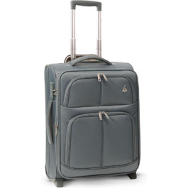 Розширюваний валіза Aerolite 55x40x20/23 см - ручна поклажа для Lufthansa, Eurowings, Condor, SunExpress, TUI (зелений)