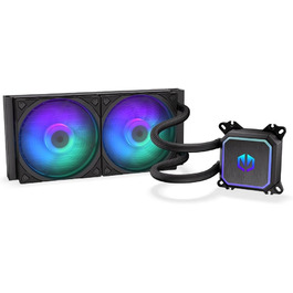 Система водяного охолодження Endorfy Navis F240 ARGB – 240мм радіатор, PWM-насос, 2 вентилятори Fluctus 140 PWM ARGB, сумісна з Intel LGA 1700/1200/115x та AMD AM5/AM4