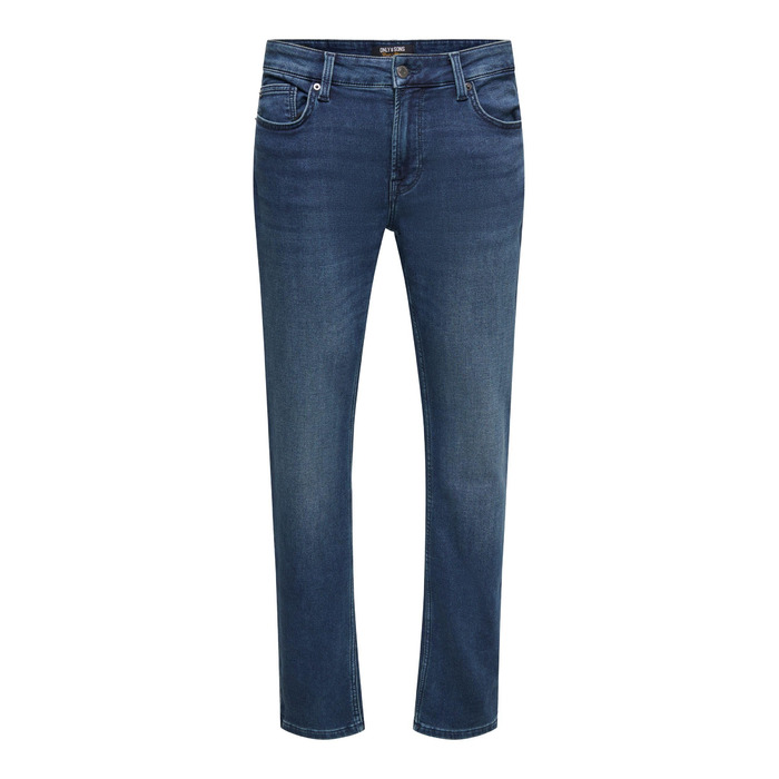 Джинси чоловічі Only Sons Slim Onsloom Dark Blue 32W/32L, синій денім