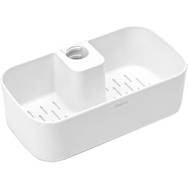 Полиці для душу Brabantia Renew, біла, органайзер для ванної кімнати