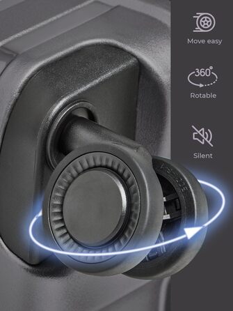 Розширюваний ручний багаж 55 см Anthracite Metallic Collection 04 з TSA-замком та 4 колесами | з поліпропілену | 40-48 літрів