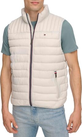 Жилет чоловічий Tommy Hilfiger Ultra Loft Quilted Puffer Vest, темно-синій/Ausflug, однотонний (Kräftig, 3X, Eis)