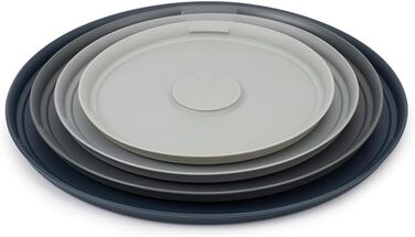 Joseph Joseph 4-Piece Stainless Steel Bowls with Lids - Stainless Steel, Silver