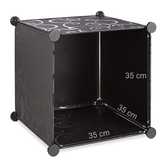 Relaxdays Clothes Rack Storage System, 11 Compartments