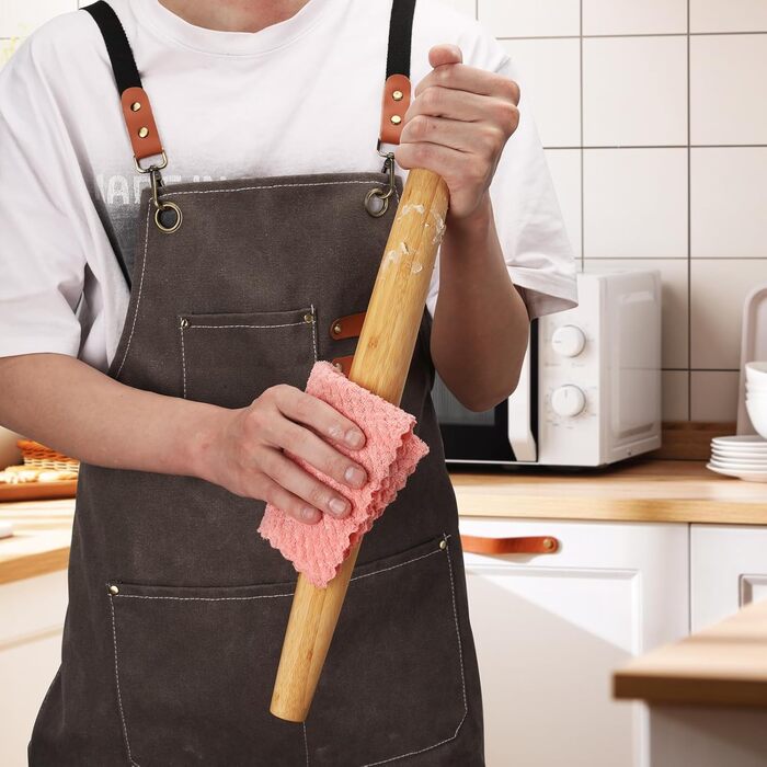 Класична французька качалка з бамбука для тіста, піци, печива, 39,8 см