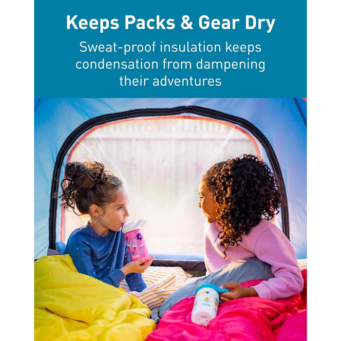 CAMELBAK Eddy+ Kids Sst Vacuum-Insulated Bottle 350ml 12Oz (Magical Unicorns)