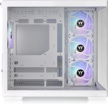 Корпус Thermaltake View 380 TG ARGB Mid-Tower – білий, з двома камерами, USB-C, підтримка радіатора 360мм, 4 вентилятори ARGB