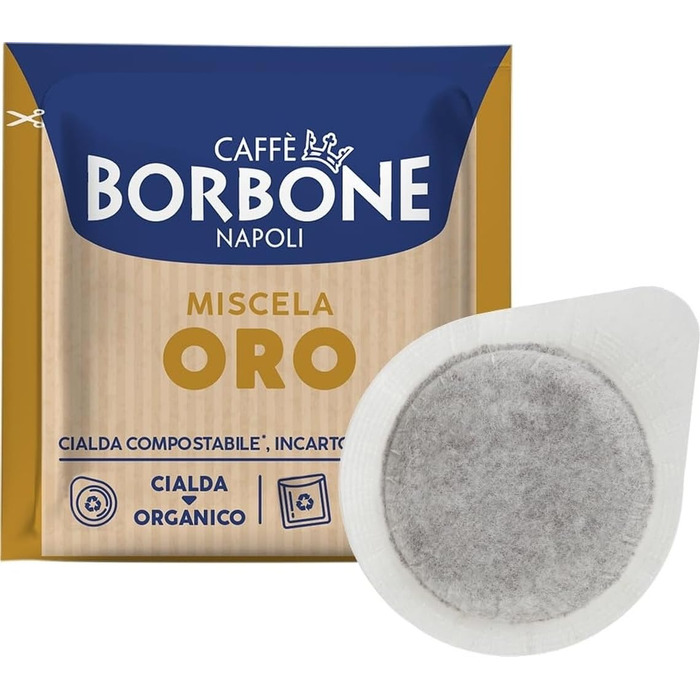 Кавові пади Caffè Borbone Gold, сумісні з ESE системою (44 мм), біорозкладні, 150 шт
