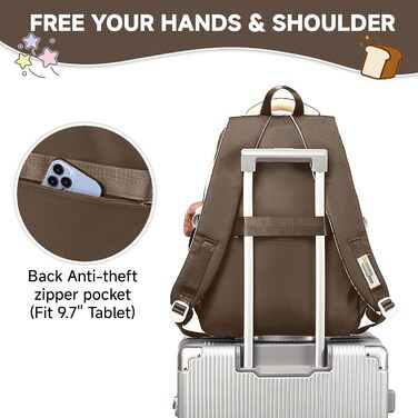 Шкільний рюкзак IvyH для дівчаток, водонепроникний, для 5-9 класів, з нейлону, велика місткість, зелений (хакі)