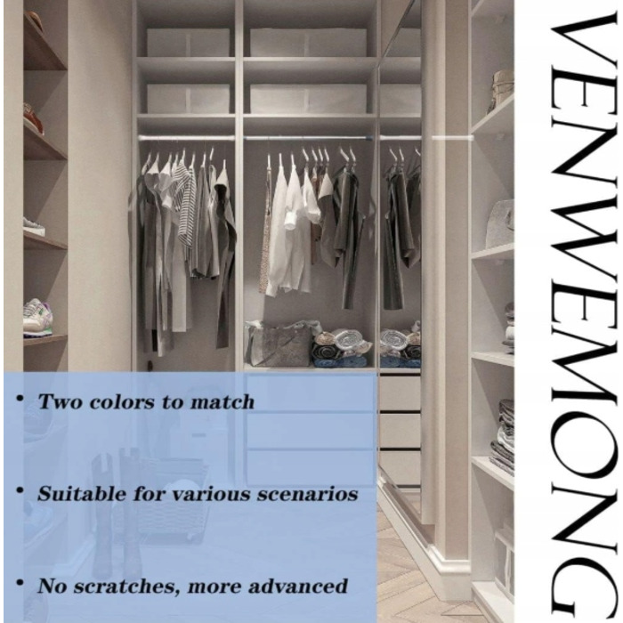 Телескопічна штора для ванної (карниз) 170-260 см, чорна сталь