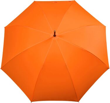 iX-brella Fiberglass Automatic Umbrella with Wetprint Color Change - Raindrops (Neon Orange)