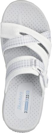 Сандалі Skechers Reggae Damen - білі слайдери 39 EU для жінок, Opulenter Garten